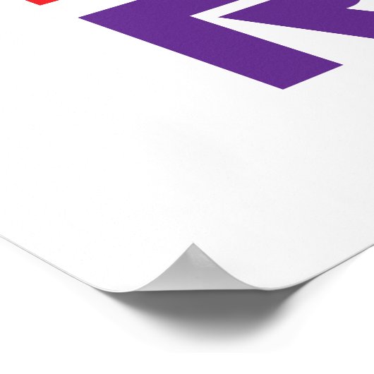 Behalt beim Laufen Poster (Ecke)