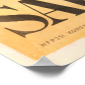 Behalt beim Rett. Neudruck des britischen Kriegspo Poster (Ecke)