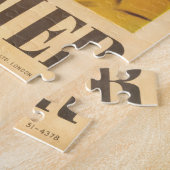 Behalt beim Rett. Neudruck des britischen Kriegspo Puzzle (Seite)