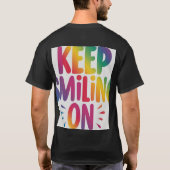 Behalt beim T - Shirt lächeln (Rückseite)