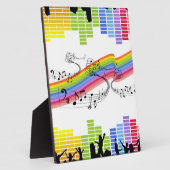 Behalt beim Tanzen Fotoplatte (Seite)