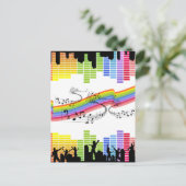 Behalt beim Tanzen Postkarte (Stehend Vorderseite)