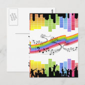 Behalt beim Tanzen Postkarte (Vorne/Hinten)