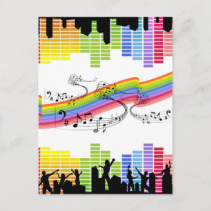 Behalt beim Tanzen Postkarte