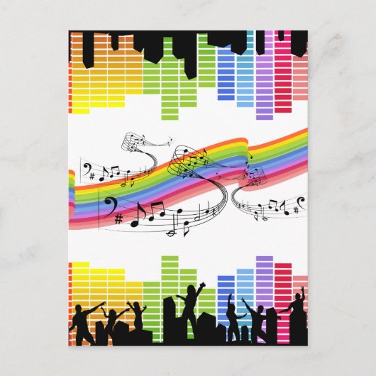 Behalt beim Tanzen Postkarte (Vorderseite)