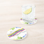 Behalt beim Tanzen Sandstein Untersetzer (Seite)