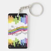 Behalt beim Tanzen Schlüsselanhänger (Rückseite)