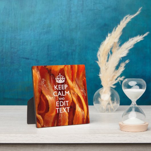 Behalt Beruhigen des Textes auf Größe von Bacon Fotoplatte (InSitu)