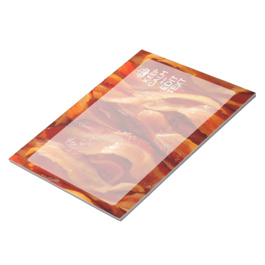 Behalt Beruhigen des Textes auf Größe von Bacon Notizblock (angewinkelt)