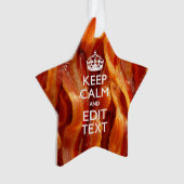 Behalt Beruhigen des Textes auf Größe von Bacon Ornament (Vorderseite)