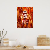 Behalt Beruhigen des Textes auf Größe von Bacon Poster (Küche)