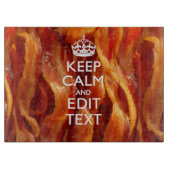 Behalt Beruhigen des Textes auf Größe von Bacon Schneidebrett (Vorderseite)