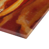 Behalt Beruhigen des Textes auf Größe von Bacon Schneidebrett (Ecke)