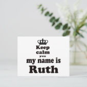 Behalt Beruhigung Ja mein Name ist richtig Postkarte (Stehend Vorderseite)