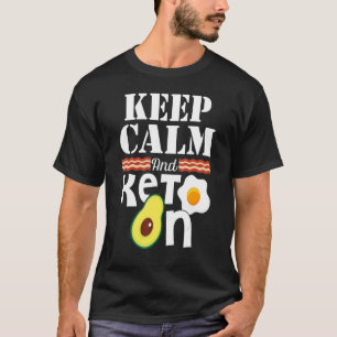 Behalt Beruhigung und Keto auf Ketogenese Avocado T-Shirt