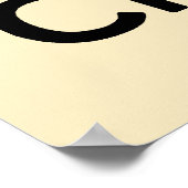 Behalt Beruhigung und weiß, dass Gott im Amt ist Poster (Ecke)