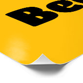 Behalt beschäftigt sein glücklich Besetze Motivier Poster (Ecke)