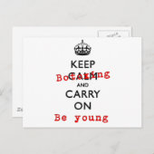 BEHALT BOTOXING POSTKARTE (Vorne/Hinten)