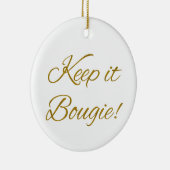 Behalt Bougie Round Keramik Ornament (Rechts)