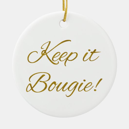 Behalt Bougie Round Keramik Ornament (Vorne)