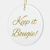 Behalt Bougie Round Keramik Ornament (Links)