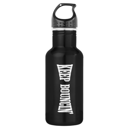 Behalt Bouncin' Edelstahlflasche (Vorderseite)