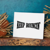 Behalt Bouncin' Fotoplatte (Seite)