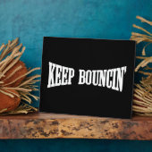 Behalt Bouncin' Fotoplatte (Seite)