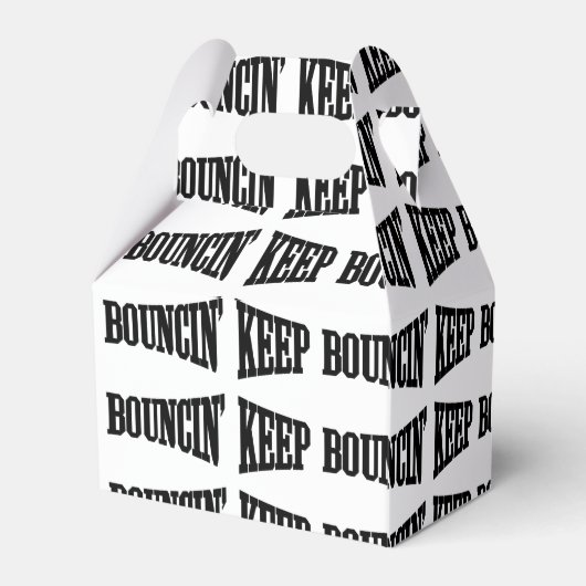 Behalt Bouncin' Geschenkschachtel (Rückseite)