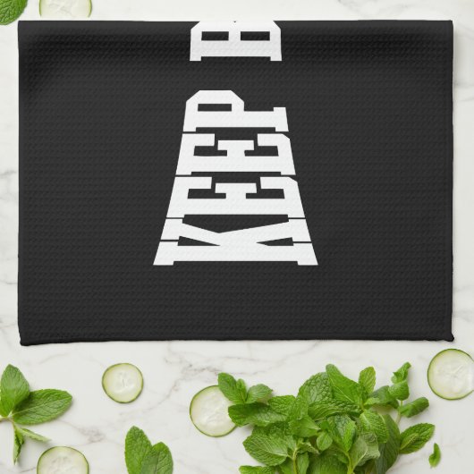 Behalt Bouncin' Geschirrtuch (Gefaltet)