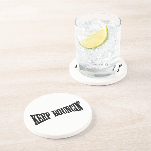 Behalt Bouncin' Getränkeuntersetzer (Seite)