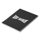 Behalt Bouncin' Notizblock (Rotiert)