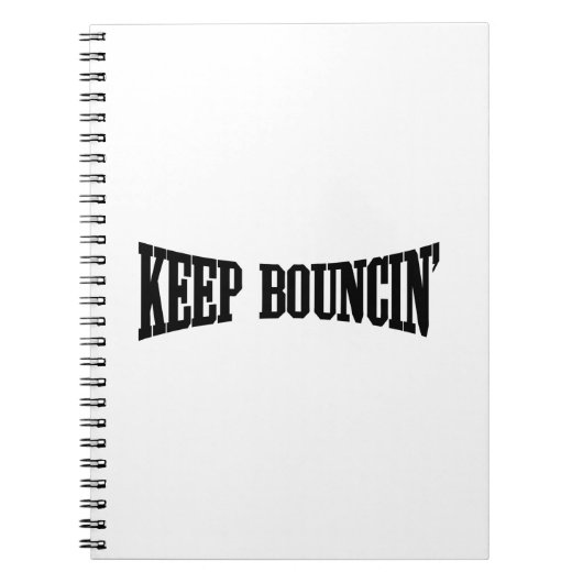 Behalt Bouncin' Notizblock (Vorderseite)