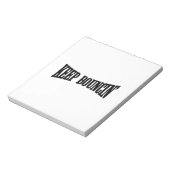 Behalt Bouncin' Notizblock (Rotiert)