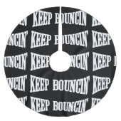 Behalt Bouncin' Polyester Weihnachtsbaumdecke (Vorderseite)
