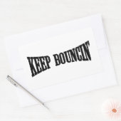 Behalt Bouncin' Rechteckiger Aufkleber (Umschlag)