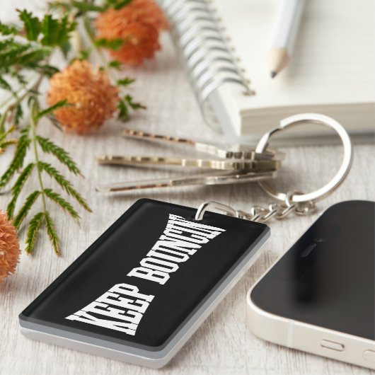 Behalt Bouncin' Schlüsselanhänger (Vorderseite rechts)