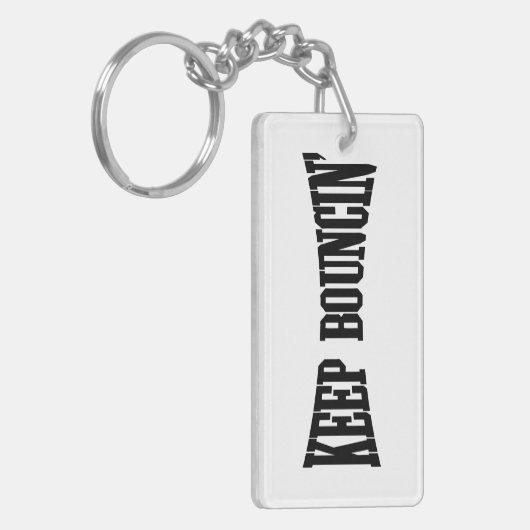 Behalt Bouncin' Schlüsselanhänger (Vorderseite links)
