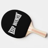 Behalt Bouncin' Tischtennis Schläger (Seitenansicht)