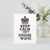 Behalt Cakm and Drink Postkarte (Stehend Vorderseite)