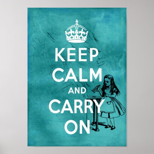 Behalt Calm Alice Poster (Vorne)