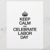 BEHALT CALM AND CELEBRATE LABOR DAY FLYER (Vorne)