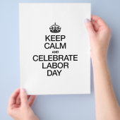 BEHALT CALM AND CELEBRATE LABOR DAY FLYER (Hand)
