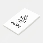 BEHALT CALM AND DO KARATE.ai Post-it Klebezettel (angewinkelt)