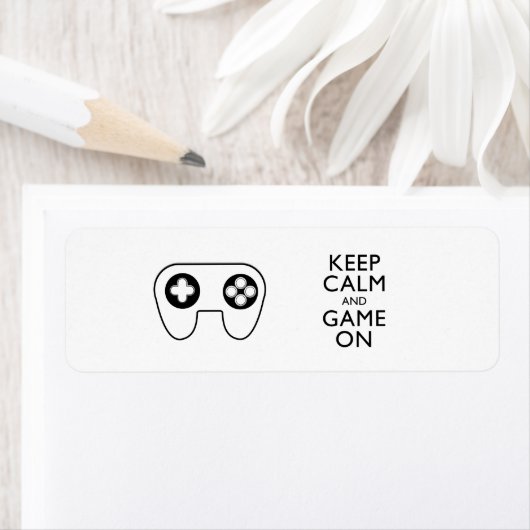 BEHALT CALM AND GAME ON - Game Pad (Insitu)