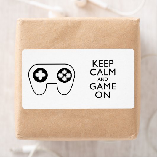 BEHALT CALM AND GAME ON - Game Pad (Insitu)