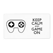 BEHALT CALM AND GAME ON - Game Pad (Vorne)