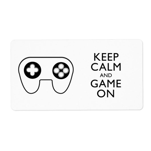BEHALT CALM AND GAME ON - Game Pad (Vorne)