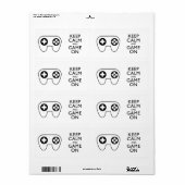 BEHALT CALM AND GAME ON - Game Pad (Vorne)