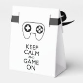 BEHALT CALM AND GAME ON - Game Pad Geschenkschachtel (Rückseite)